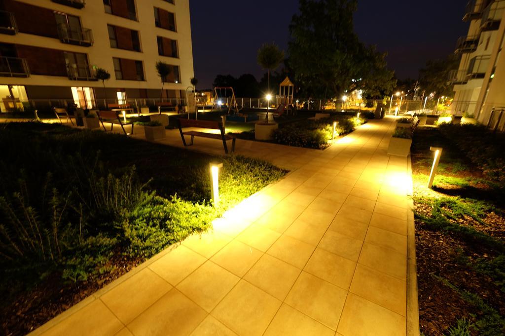 Lodz Fabryczna Apartament Esterno foto