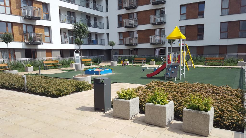 Lodz Fabryczna Apartament Esterno foto